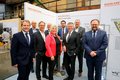 Gruppenbild vom Landrat Petrauschie und Bürgermeistern aus dem Rhein-Kreis Neuss