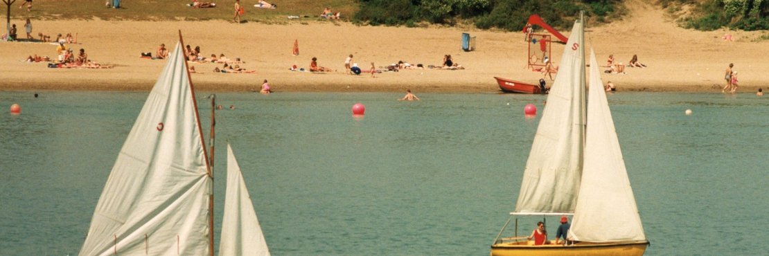 Boote auf dem Straberger See