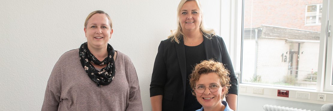 Barbara Albrecht, Anja Schultheis und Lisa Fischer-Schreiber