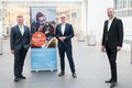 INNO-RKN-Förderung für die bimanu Cloud Solutions GmbH (von links): Landrat Hans-Jürgen Petrauschke, Geschäftsführer Swen Göllner und Kreisdirektor Dirk Brügge.