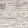 alte Geburtsurkunde © Archiv im Rhein-Kreis Neuss